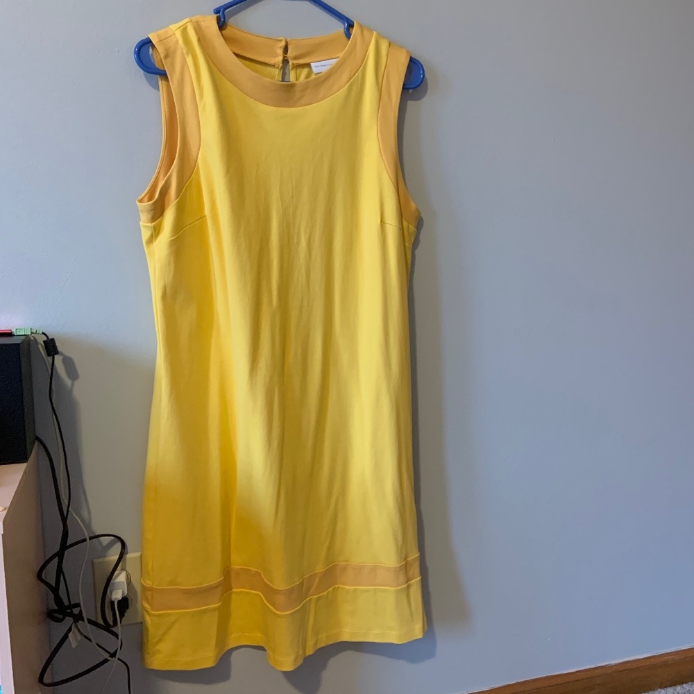 NWOT yellow NY and company dress size L